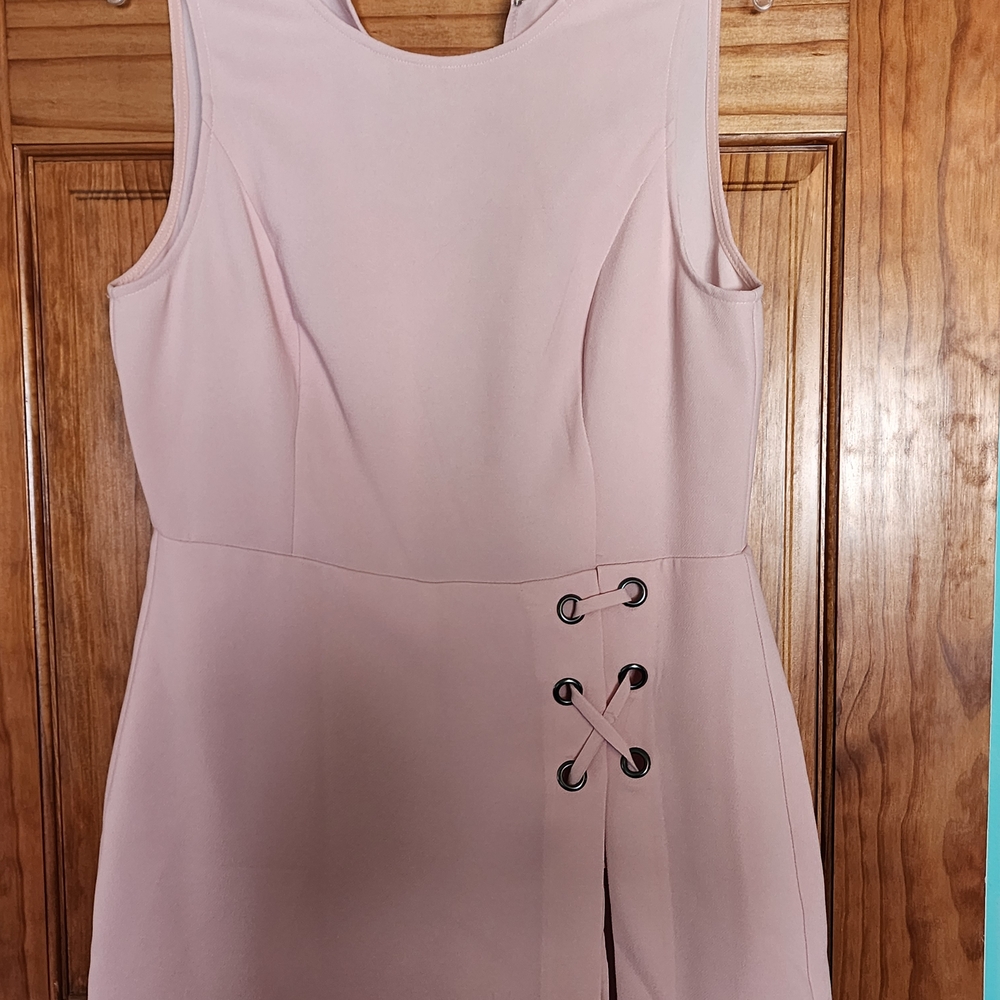BCBGeneration Pink Halter Sheath Mini Dress